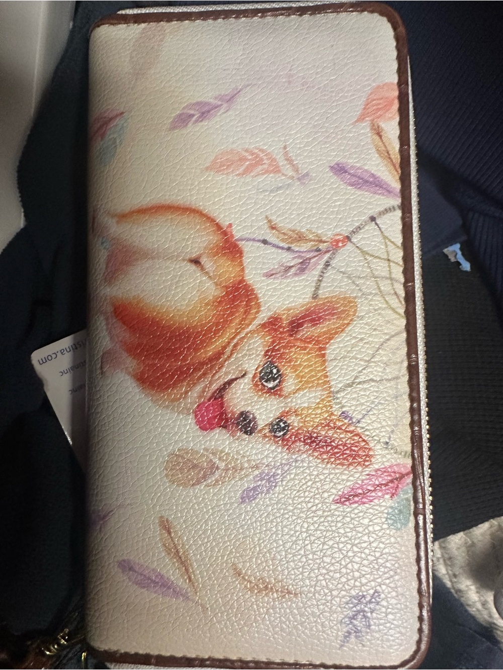 Adorable corgi wallet